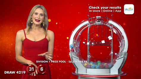 Saturday X Lotto Draw 4219 Results .